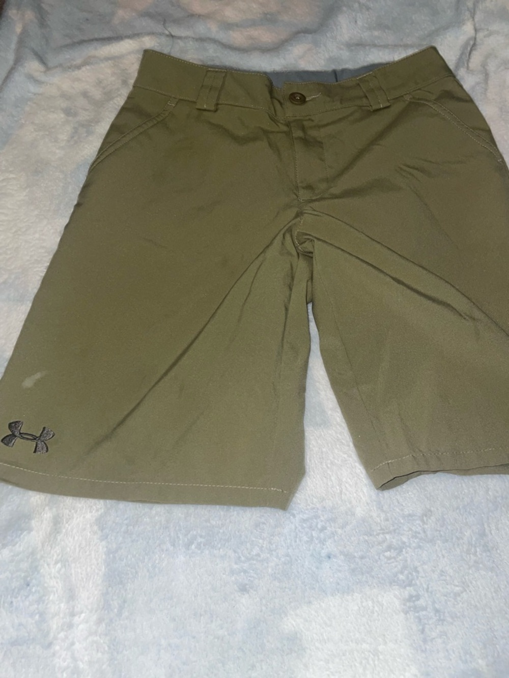 Under Armour Men's Olive Green Performance Shorts and 2 other shorts